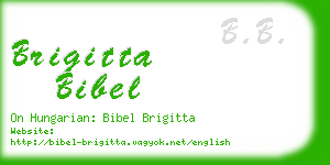 brigitta bibel business card